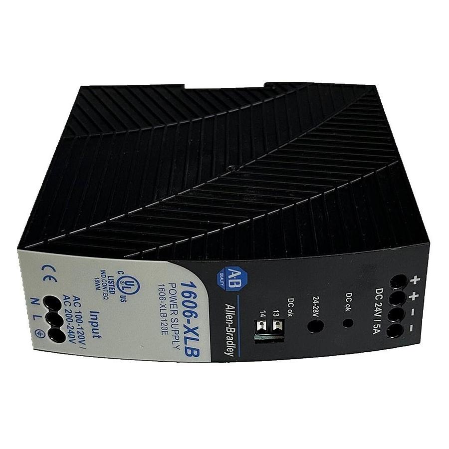 Used ALLEN BRADLEY 1606-XLB120E /A 1606-XLB POWER SUPPLY 110-120/220-240Vac 1-PH 120W