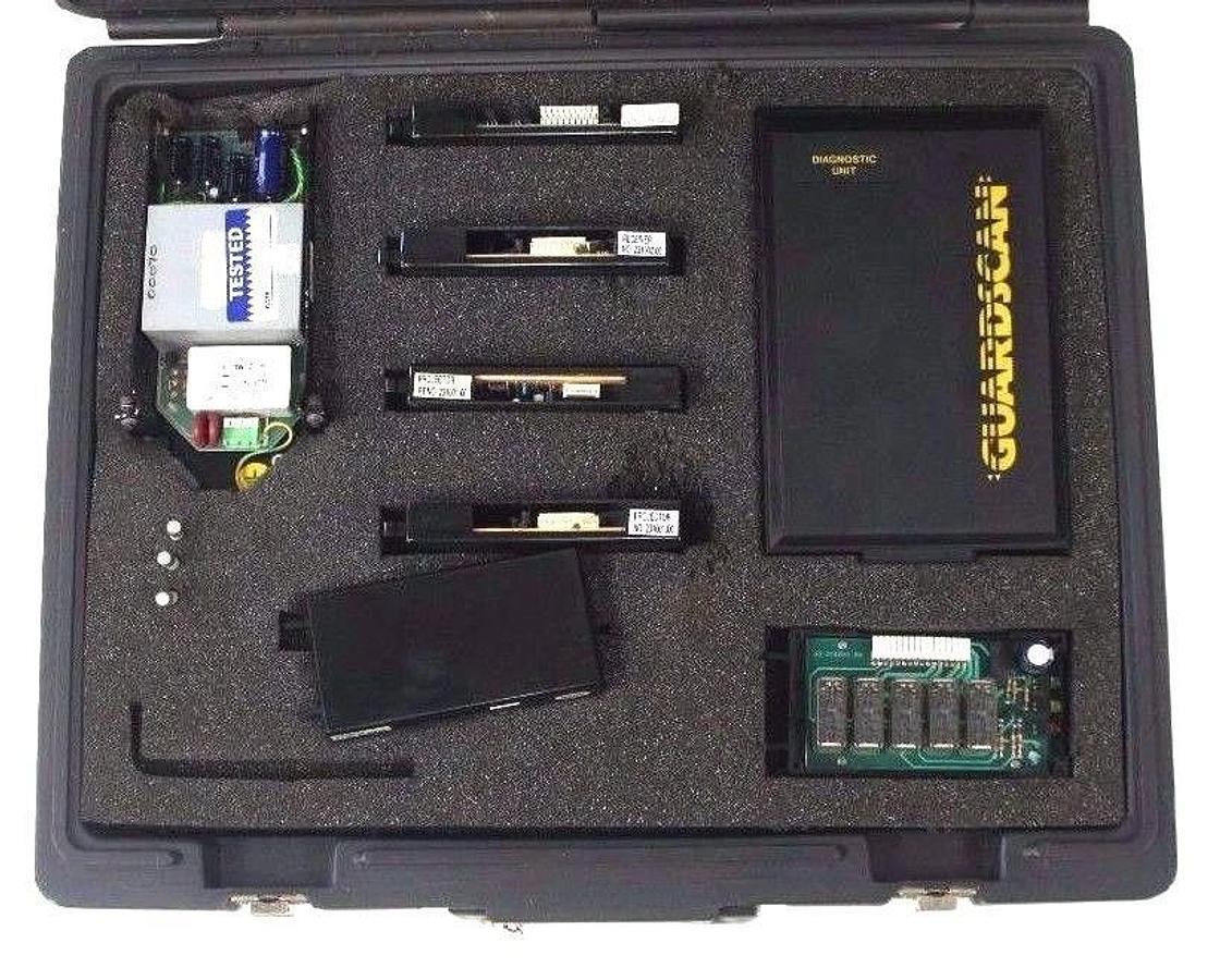 Used GUARDSCAN 231991 DIAGNOSTIC KIT W/ 231029.00 POWER SUPPLY