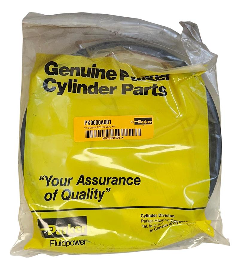 Used PARKER PK9000A001 HYDRAULIC 10'' BUNAN PISTON SEAL KIT OEM NSMP