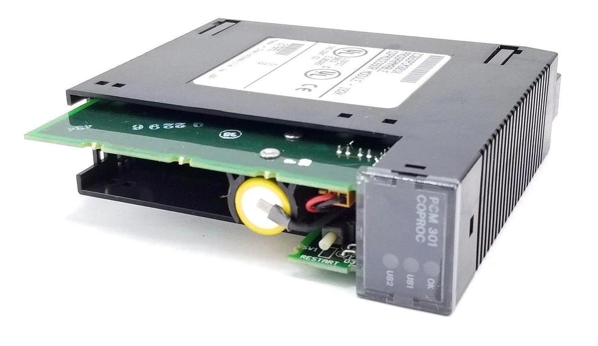 Used GE FANUC IC693PCM301K PROGRAMMABLE COPROCESSOR MODULE 192K
