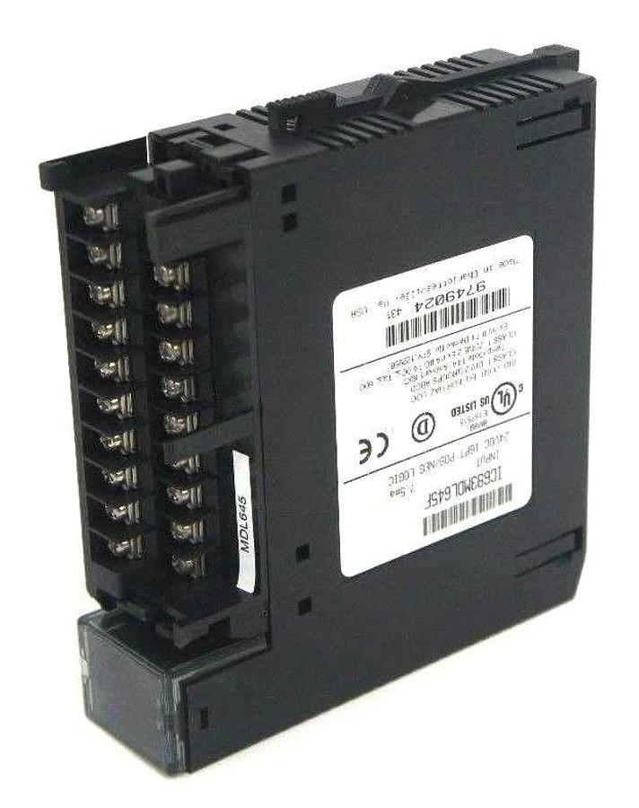 Used GE FANUC IC693MDL645F INPUT MODULE 24VDC 16PT POS/NEG LOGIC MISSING DOOR