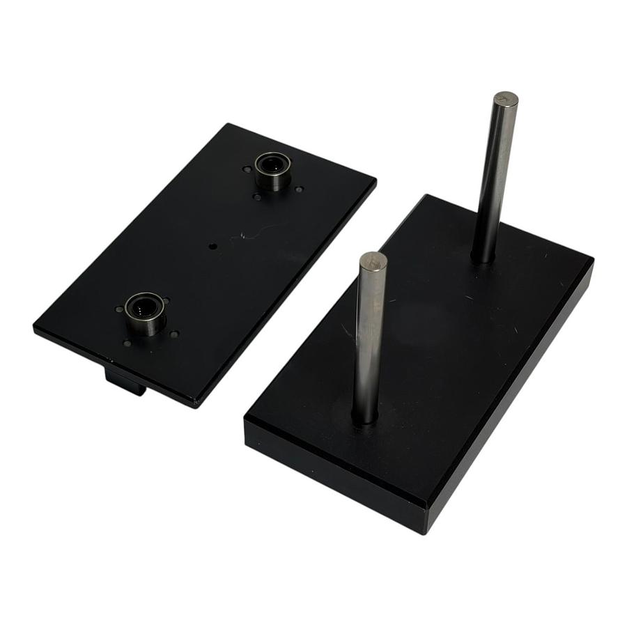 Used Custom Parallel Die Guide Fixture Compression Tensile Test Stand Base NO CELL