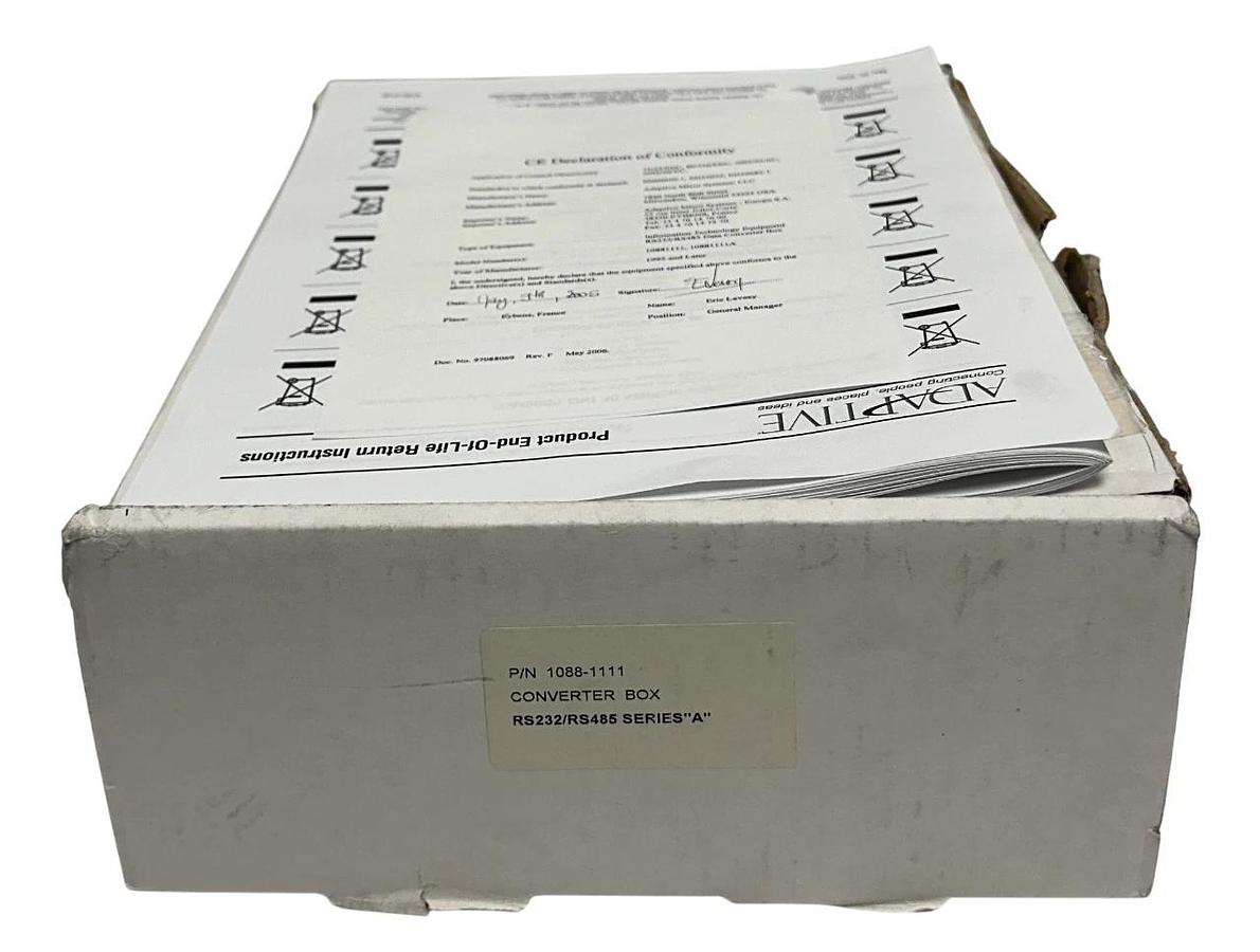 ADAPTIVE MICRO SYSTEMS AMS 1088-1111 / 10881111 RS-232/RS-485 CONVERTER BOX NSMP