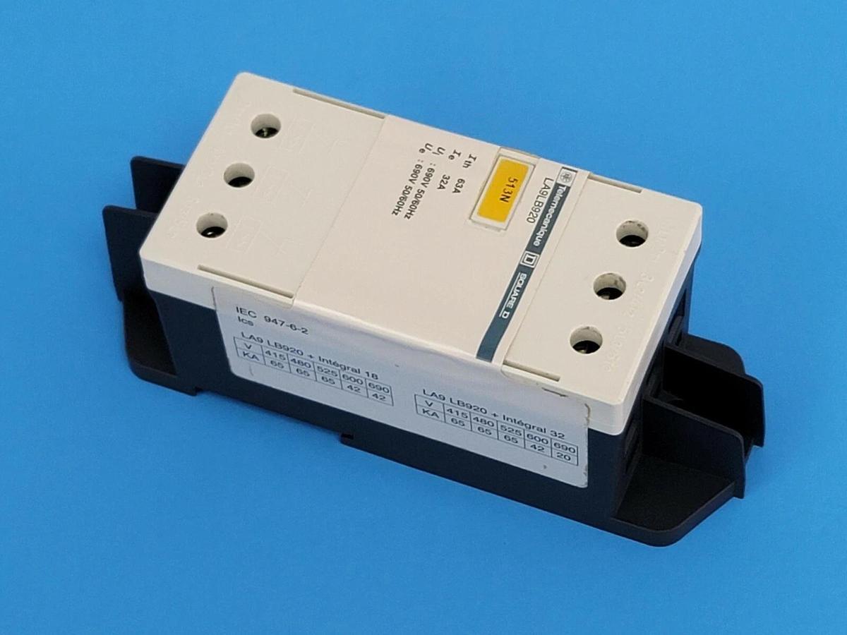 Used TELEMECANIQUE LA9LB920 CURRENT LIMITER 690 V AC 50/60 HZ