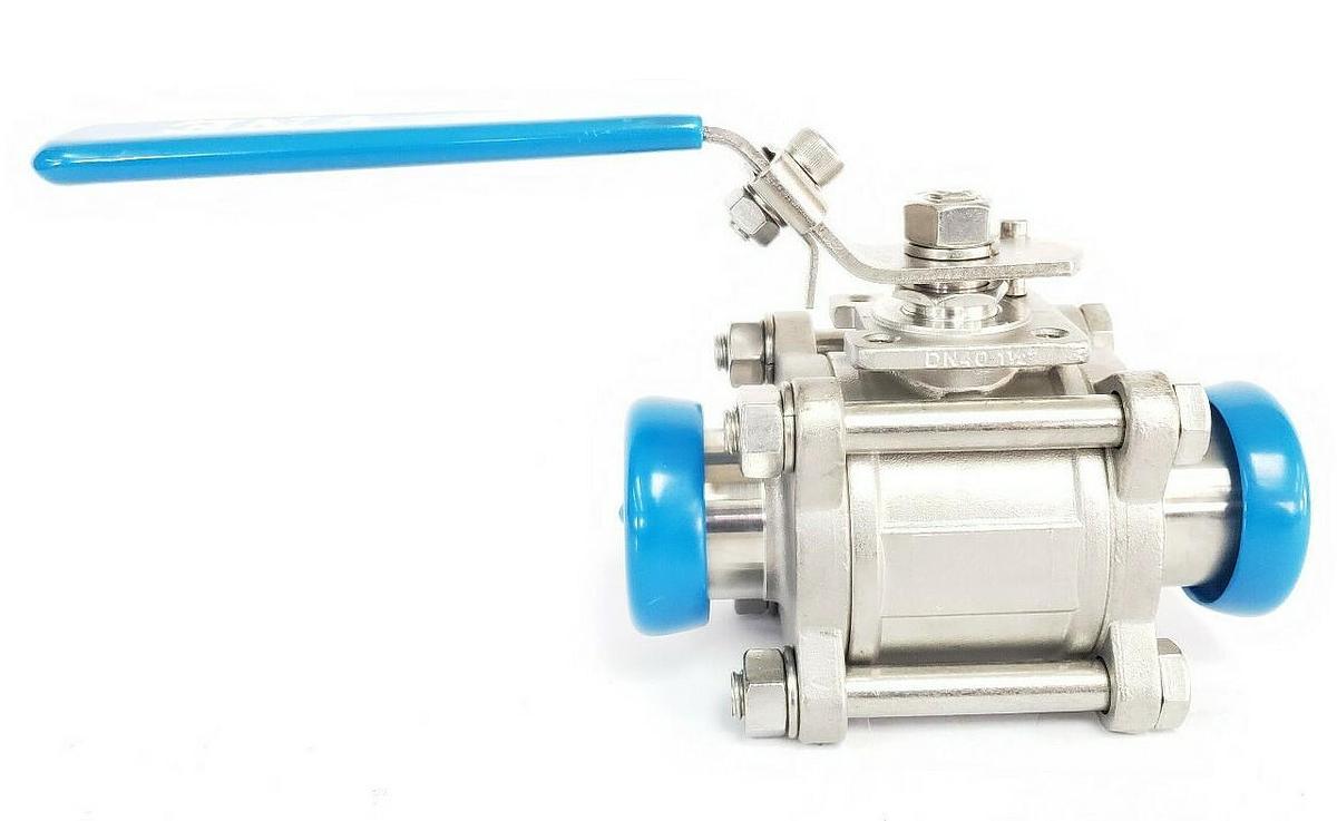 Used VNE APPLETON A3 OD372 BALL VALVE 1-1/2" 316 1000 WOG DN40 NH990 NH350