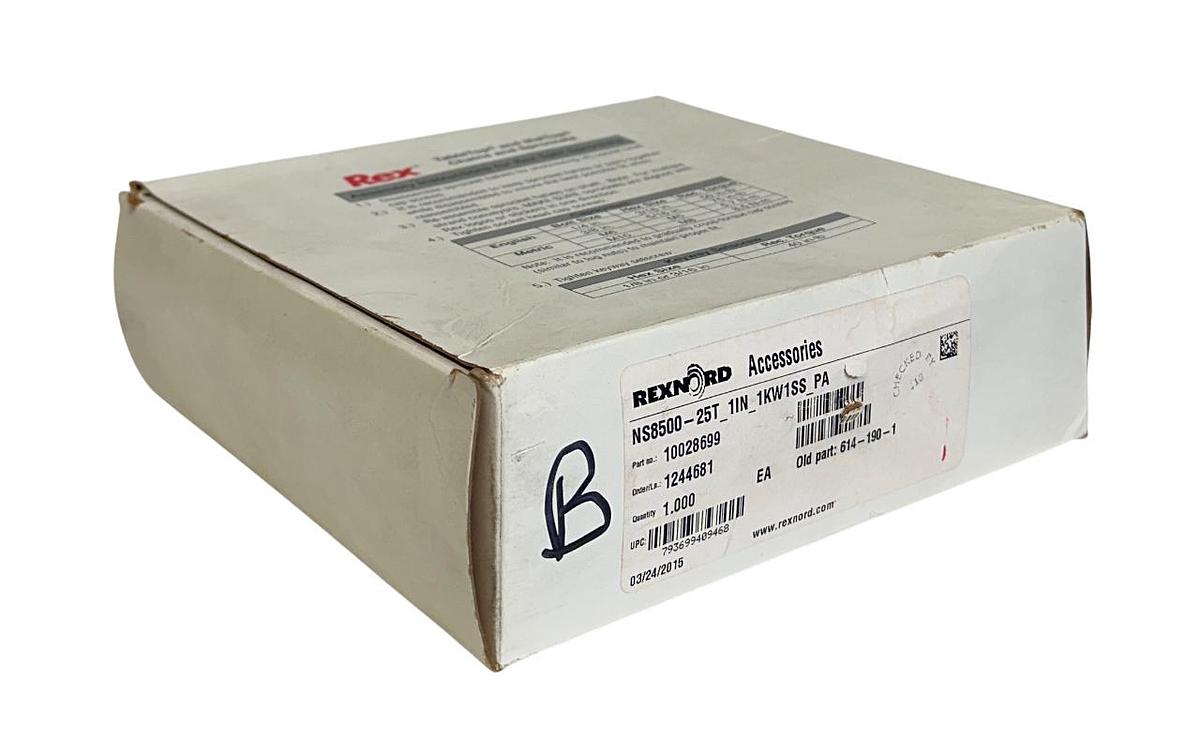 Used REXNORD NS8500-25T_1IN_1KW1SS_PA / NS8500-25T SPROCKET 10028699 614-190-1 NSMP