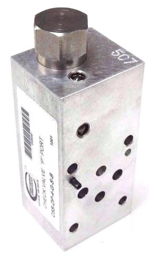 NIB CONTINENTAL HYDRAULICS C5S-DP-4-G-S-B CHECK VALVE C5SDP4GSB
