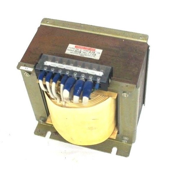 Used FUJI ELECTRIC TYPE TR-1 NO. 1125 TRANSFORMER CAP. 2.5K, TR1
