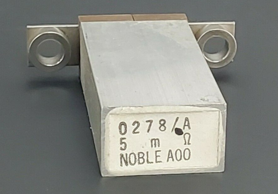 Used NOBLE 0278/A RESISTOR 5 m Ω