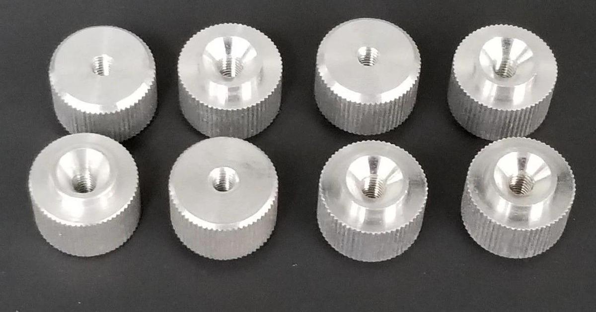 LOT OF 8 NEW ZEBRA PRINTER THUMB NUTS
