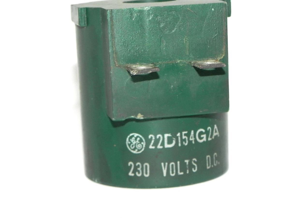 Used GE 22D154G2A 230/250V STARTER CONTACTOR COIL USED