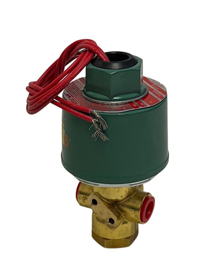 Used ASCO 8320A006 Red-Hat SOLENOID VALVE 8320A006AC120/60, 110/50 9W 1/4'' NSMP