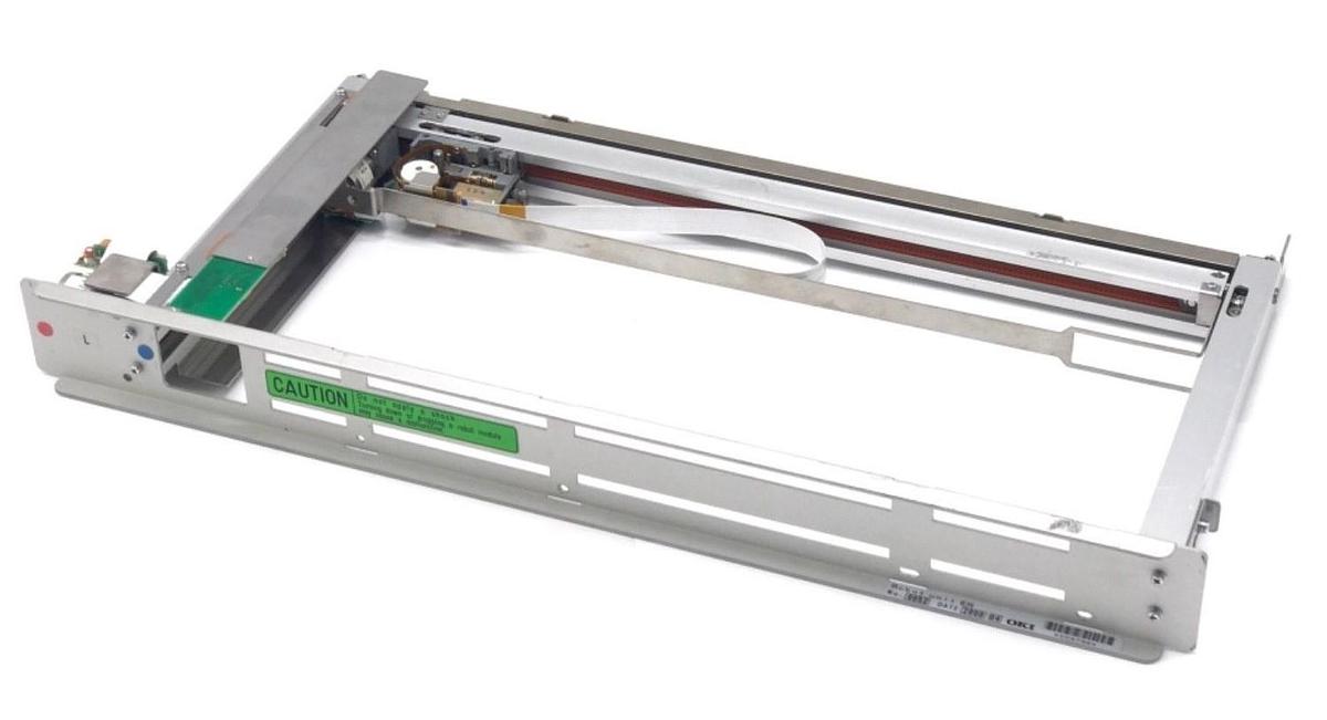 Used OKI ROBOT UNIT ER NO. 0052 DATE 2000 04 LINEAR SLIDE PRINTER TRAY