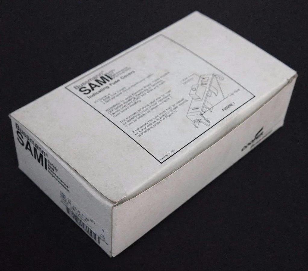 Used BOX OF 3 NEW BUSSMANN SAMI-2I FUSE COVERS SAMI2I