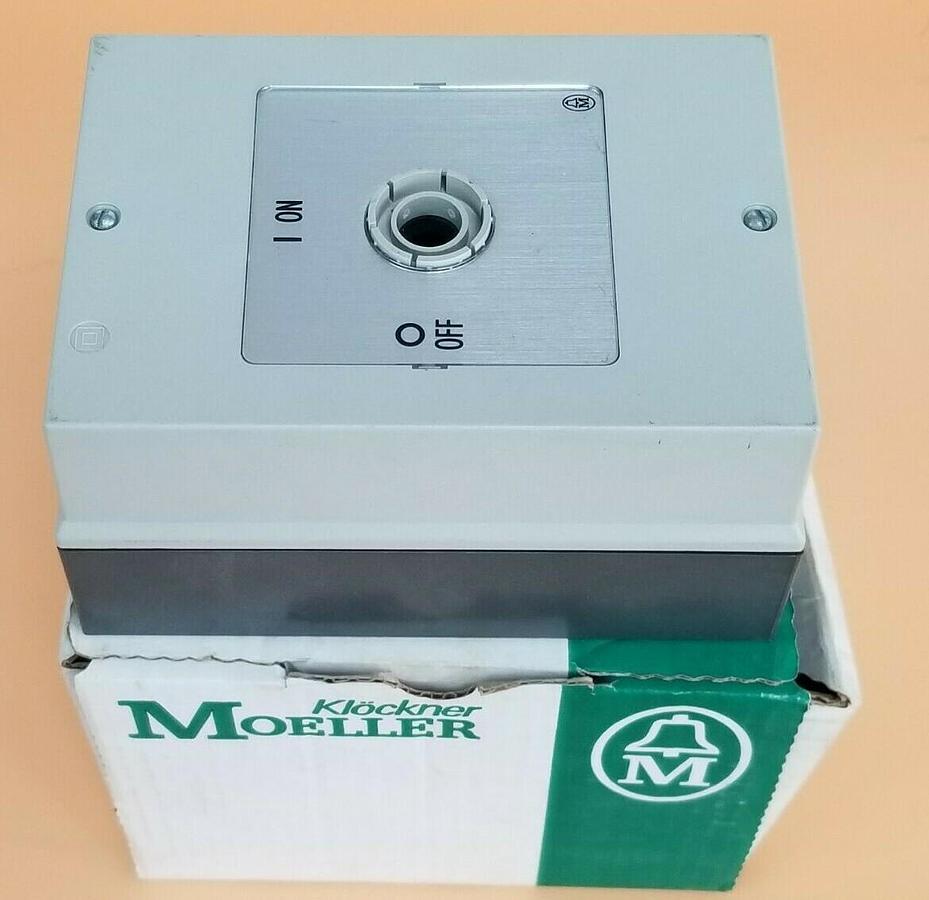 Used NIB KLOCKNER MOELLER P3-63/I DISCONNECT SWITCH HOUSING P3-63/I/SVB (INCOMPLETE)