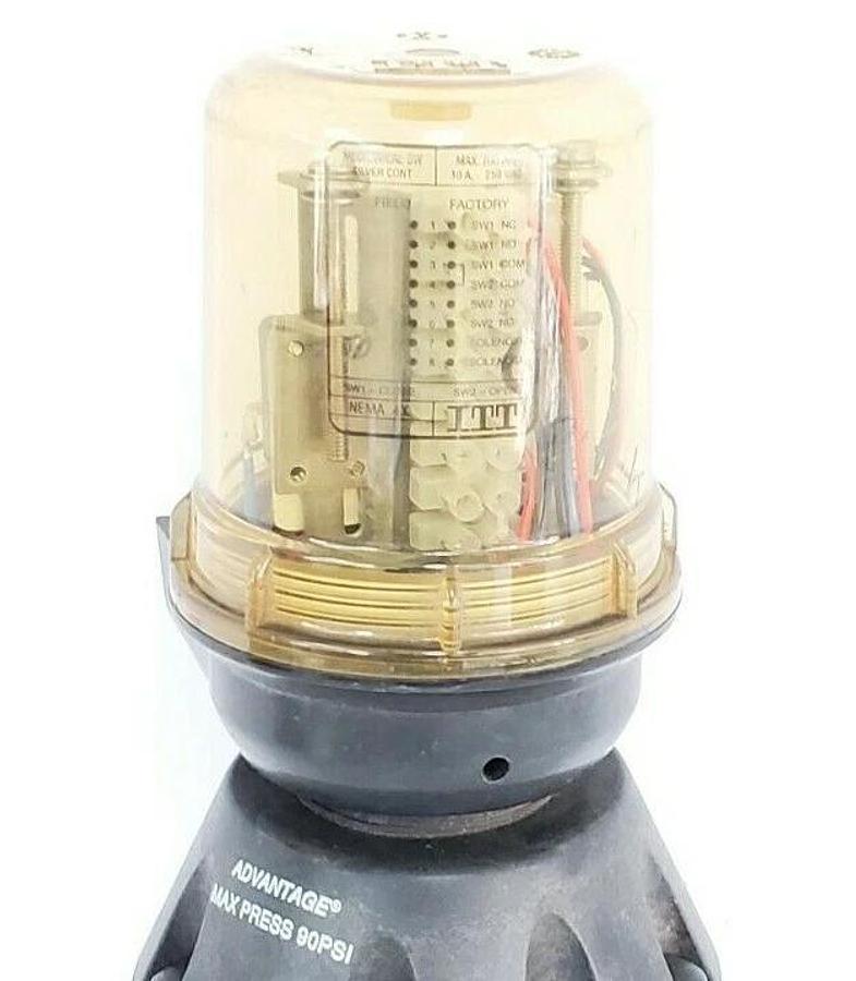 Used ITT ADVANTAGE 010-0000-02086-0RZ CWP150 ACTUATOR VALVE 90PSI