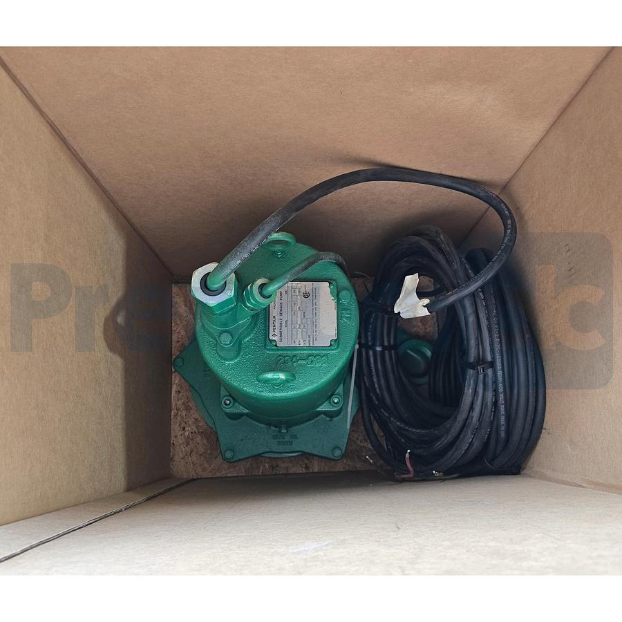 Used PENTAIR HYDROMATIC HPGF500M4-4 SUBMERSIBLE SEWAGE PUMP 5HP 460V 515111147 NSMP