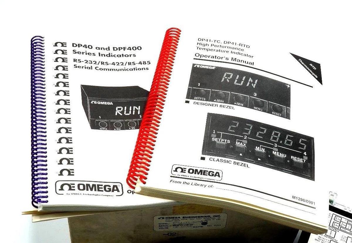 NIB OMEGA DP41-TC-DC-S2 HIGH PERFORMANCE TEMPERATURE INDICATIOR DP41TCDCS2