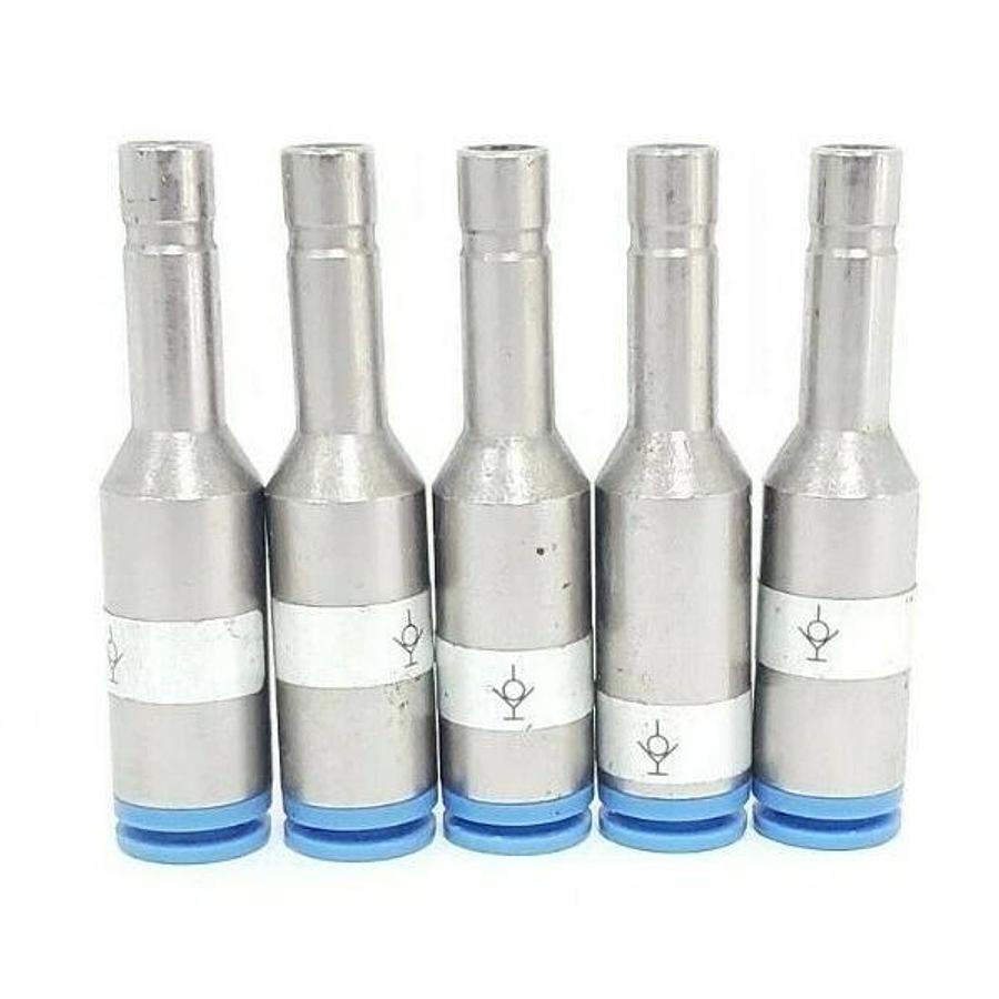 LOT OF 5 NEW SMC KCJ08-99 KC SELF SEAL FITTINGS KCB27, 8MM (5/16")