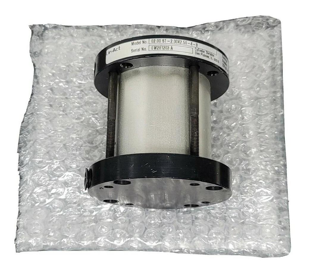 Used LIN-ACT 02.00 ST-2.00X2.50-4-B CYLINDER 250 PSI AIR