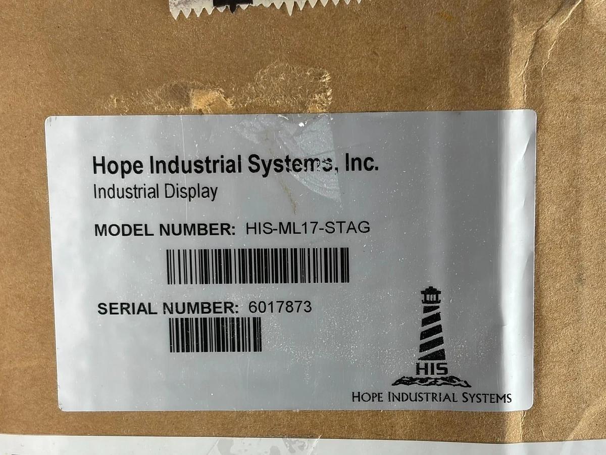 Hope Industrial HIS-ML17-STAG 17" Touch Screen Monitor NEMA 4X Panel Mount