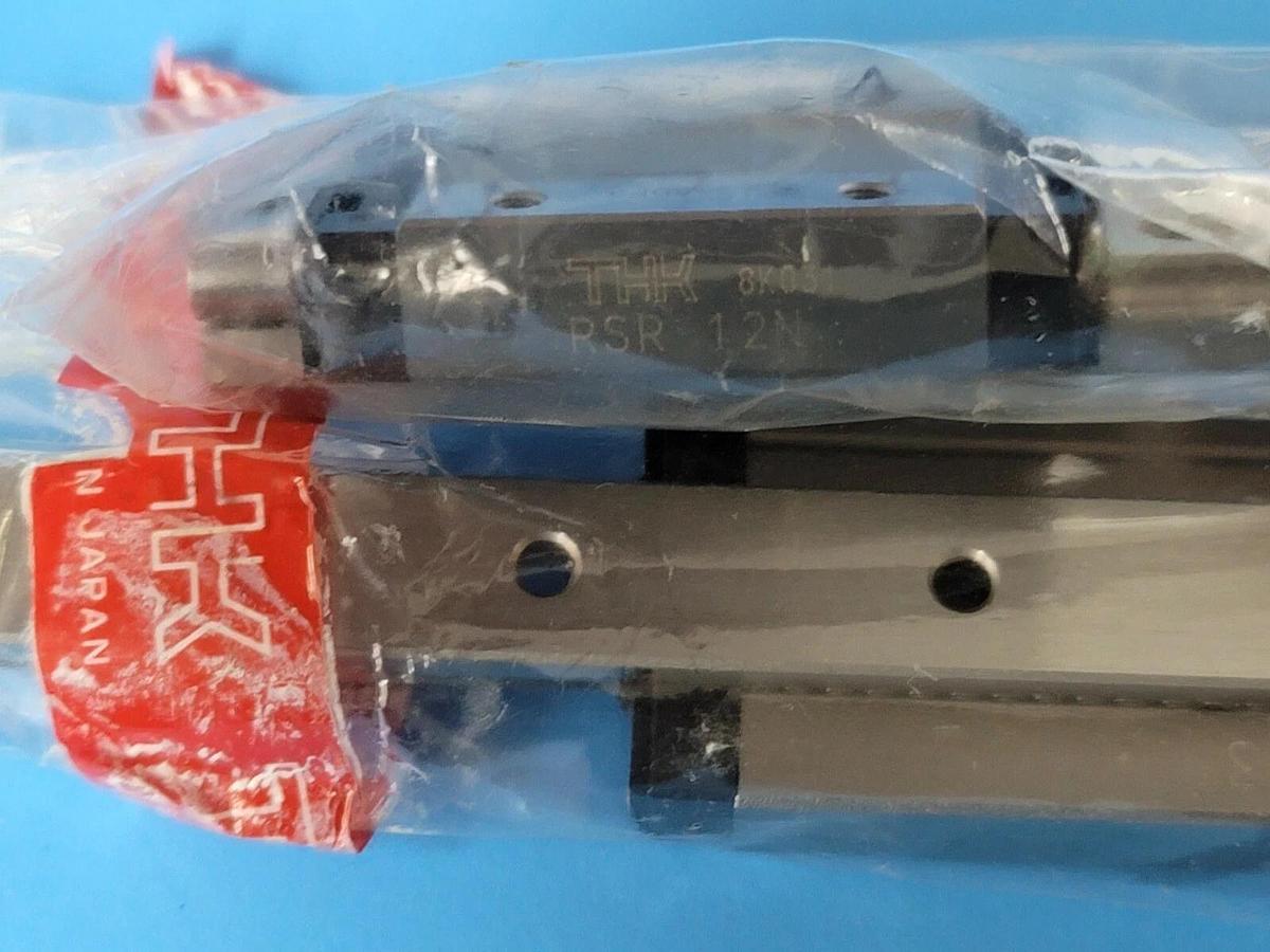 Used LOT OF 2 NEW THK RSR12NUU+120LM LINEAR SLIDES