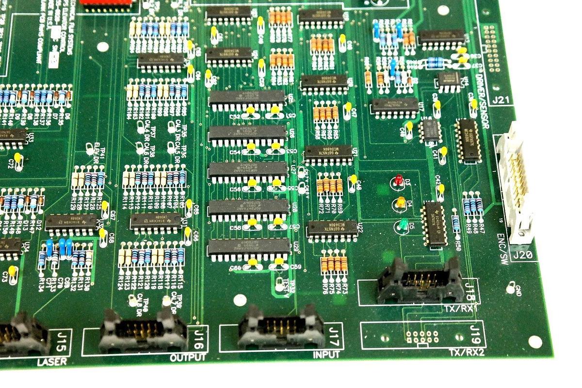 Used TECHNICAL FILM SYSTEMS 155-0920-01 CPS ELEVATOR CONTROL BOARD 155092001