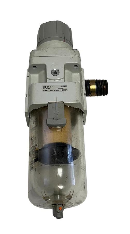 Used SMC AW40-N04-Z-A / AW40N04ZA INTEGRATED FILTER / REGULATOR 1/2'' PORT USNP