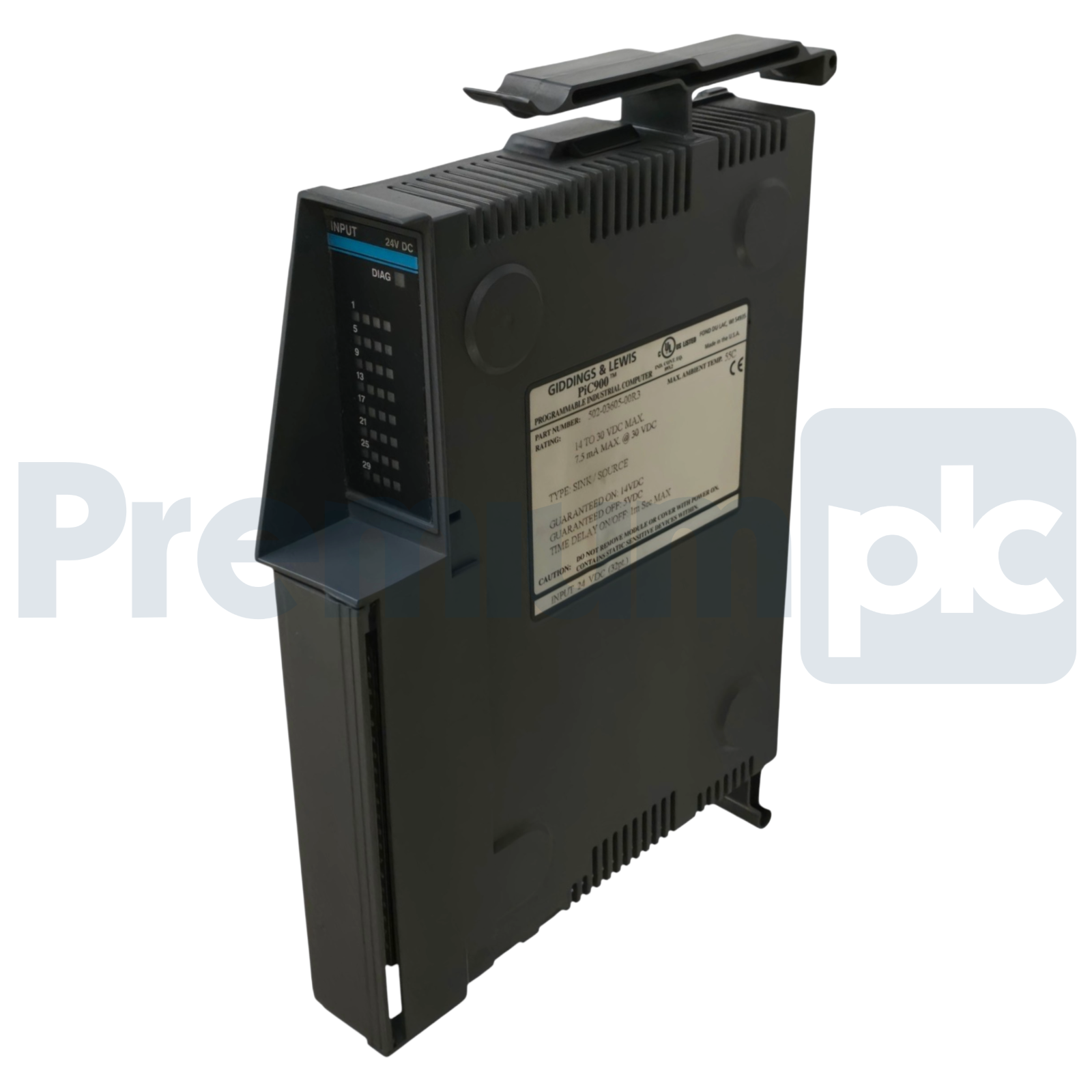 Used Giddings & Lewis 502-03605-00R3 PiC900 32PT Input Module 24VDC 502-03605-00 USPI