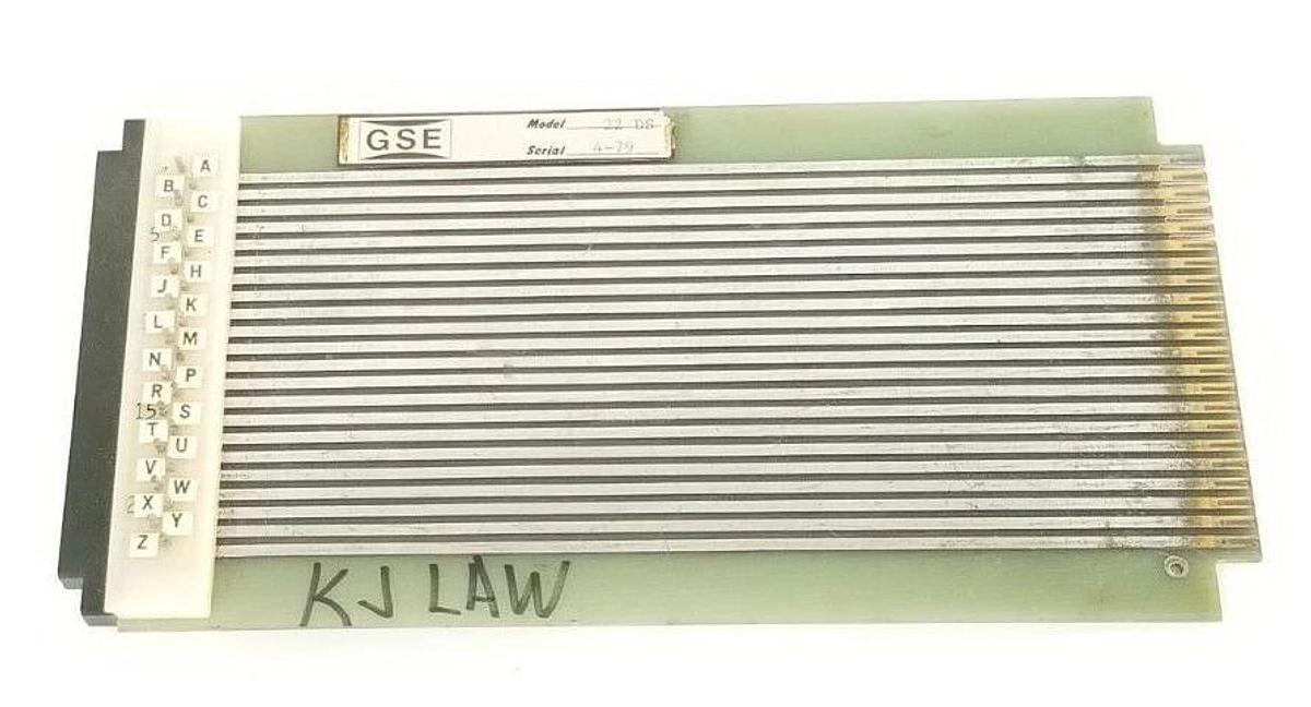 Used GSE MODEL 22 DS EXTENDER BOARD 22DS