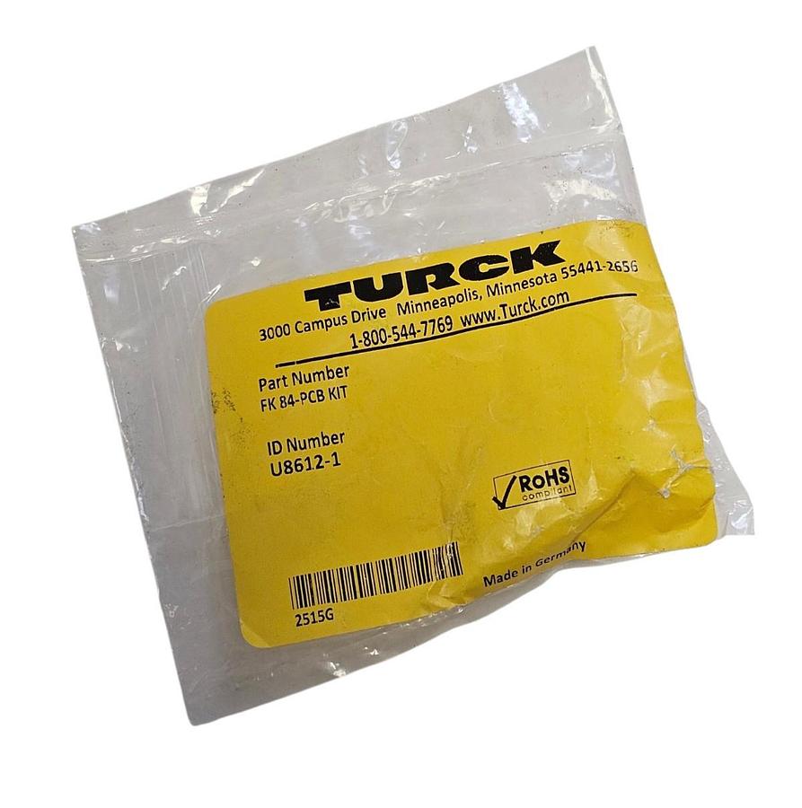Used NEW TURCK FK 84-PCB KIT RECEPTACLE ID NUMBER: U8612-1