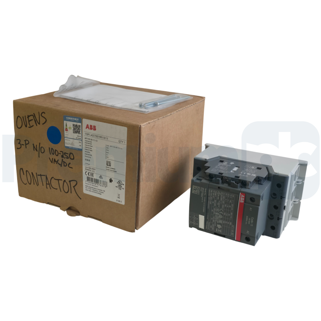 Used ABB AF116-30-11-13 / AF116-30 3-P CONTACTOR N/O 100-250V 1SFL427001R1311 NSMP