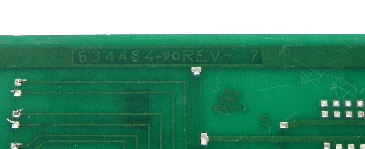 Used ALLEN BRADLEY 634484 PC BOARD REV. 7 REPAIRED 634484-90