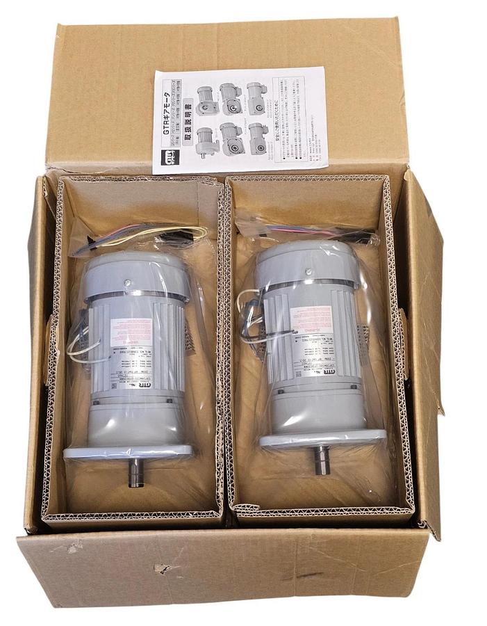 (2) NEW NISSEI GTR G3F18N020-UTB020NN Parallel Gearmotors | 3-Phase 4P 200W