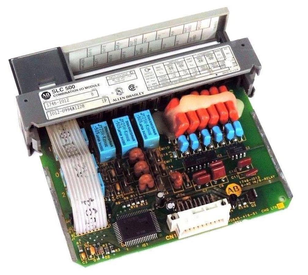 Used ALLEN BRADLEY 1746-IO12 COMINATION I/O MODULE SER B 1746IO12 W/O WIRING HARNESS