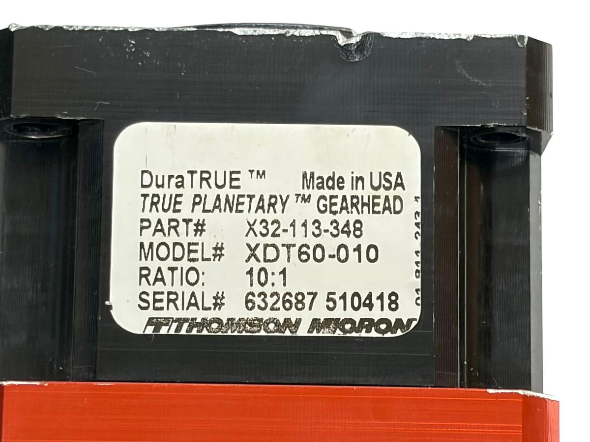 Used Giddings & Lewis NSM2304 B24 Servo Motor M.1015.6950 w/Micron XDT60-010 Gearbox