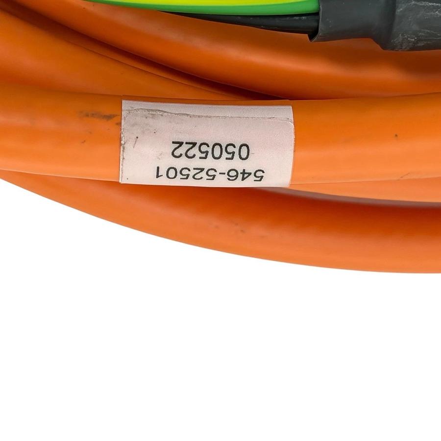 M23 Servo Motor Power Cable 546-52501 050522 6-Wire Orange Extension Whip New
