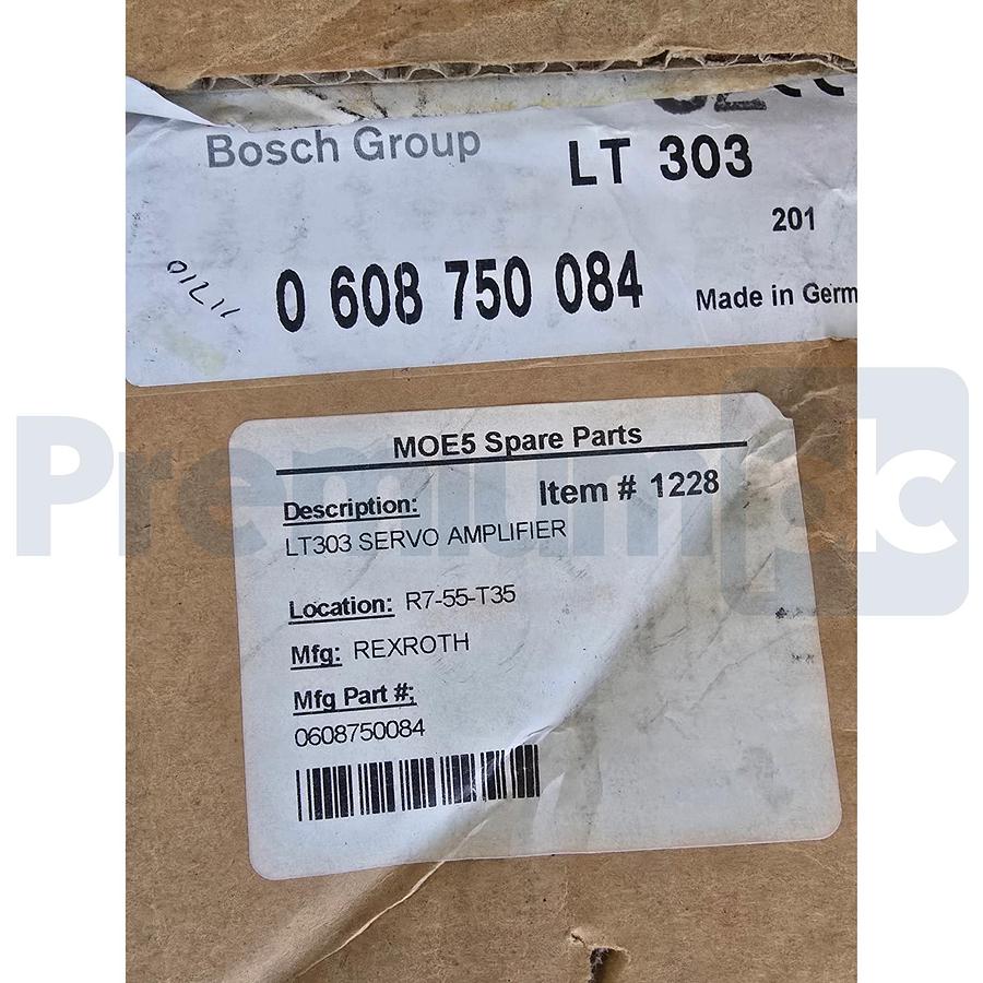 Used Bosch Rexroth LT303 | LT-303 Servo Amplifier 0 608 750 084 | 0608750084 NSMP
