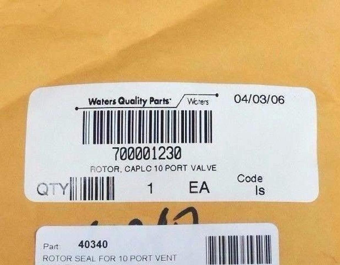 Used NEW SEALED WATERS 700001230 ROTOR CAPLC 10 PORT VALVE