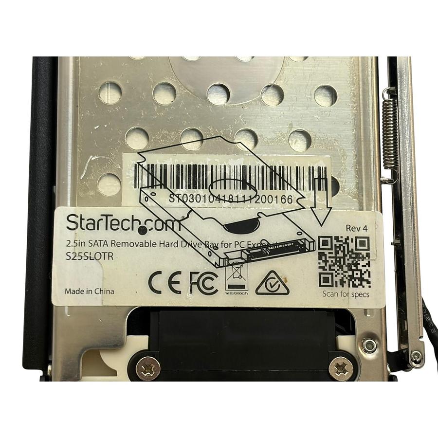 Used Intel 545s Series 128GB 2.5" SATA SSD StarTech S25SLOTR Removable Drive Bay