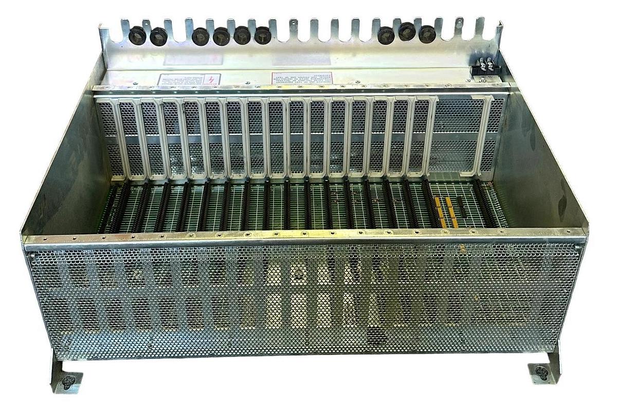 Used RELIANCE ELECTRIC 57C-331 / 57C331 AUTOMAX 16-SLOT RACK 100/120VAC 8/7A 50/60Hz