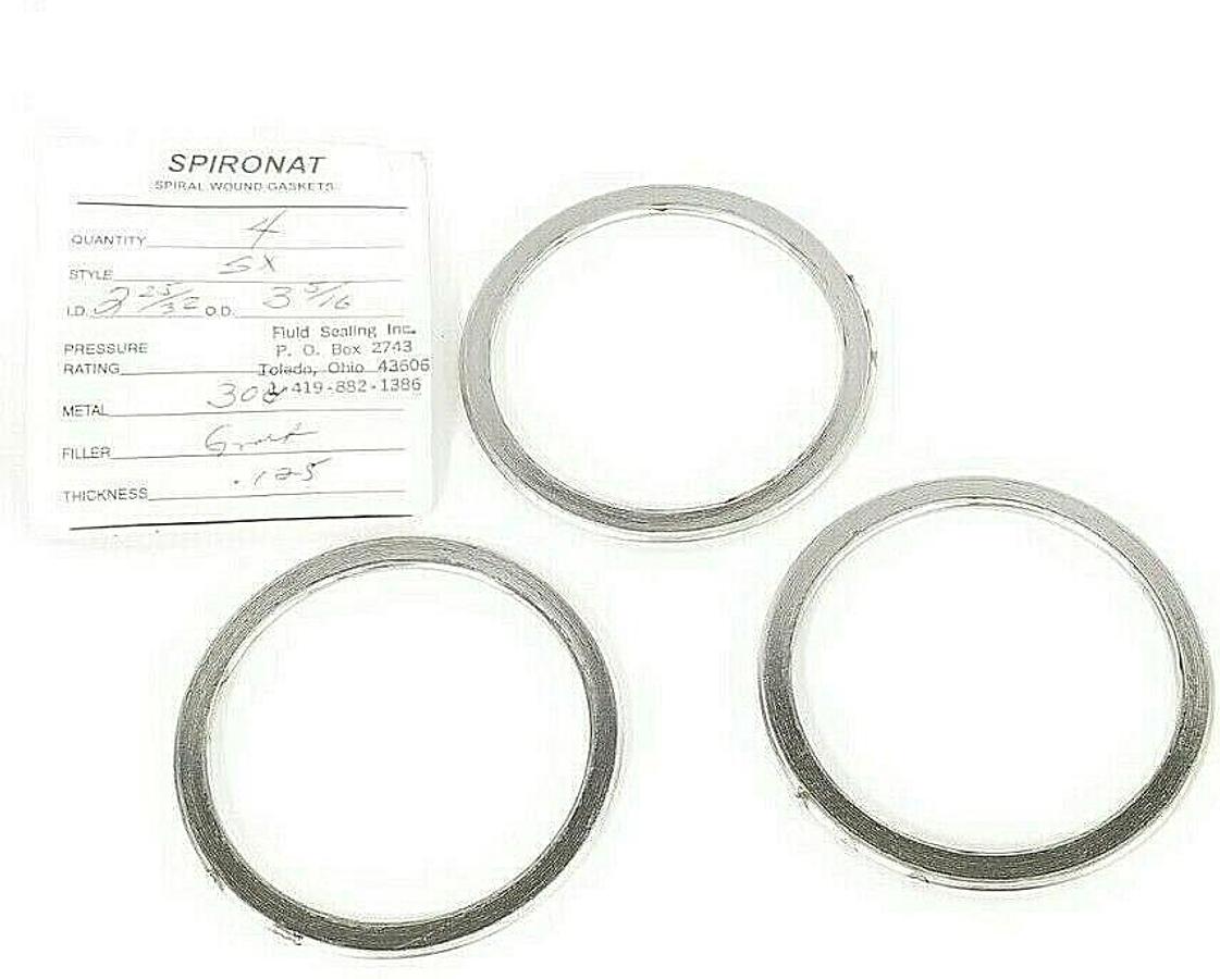 LOT OF 3 NEW FLUID SEALING INC. I.D. 2-25/52 O.D. 3-5/16