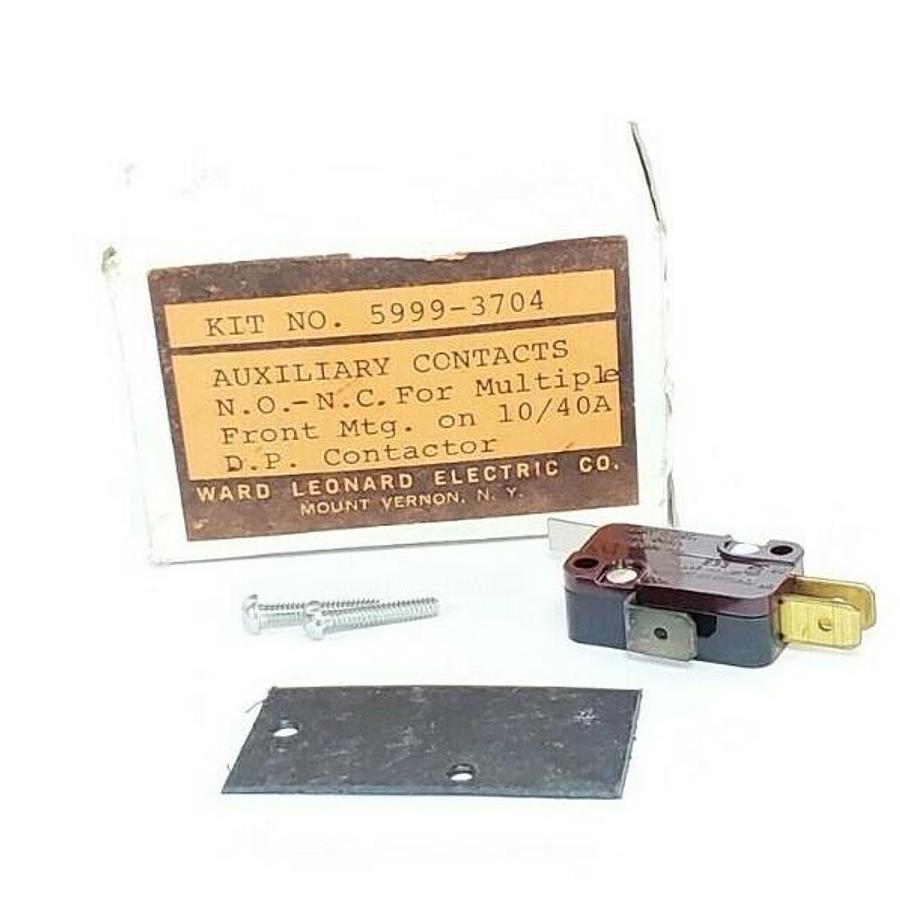 Used NIB WARD LEONARD 5999-3704 AUXILIARY LIMIT SWITCH KIT CHERRY ELEC. E33 59993704