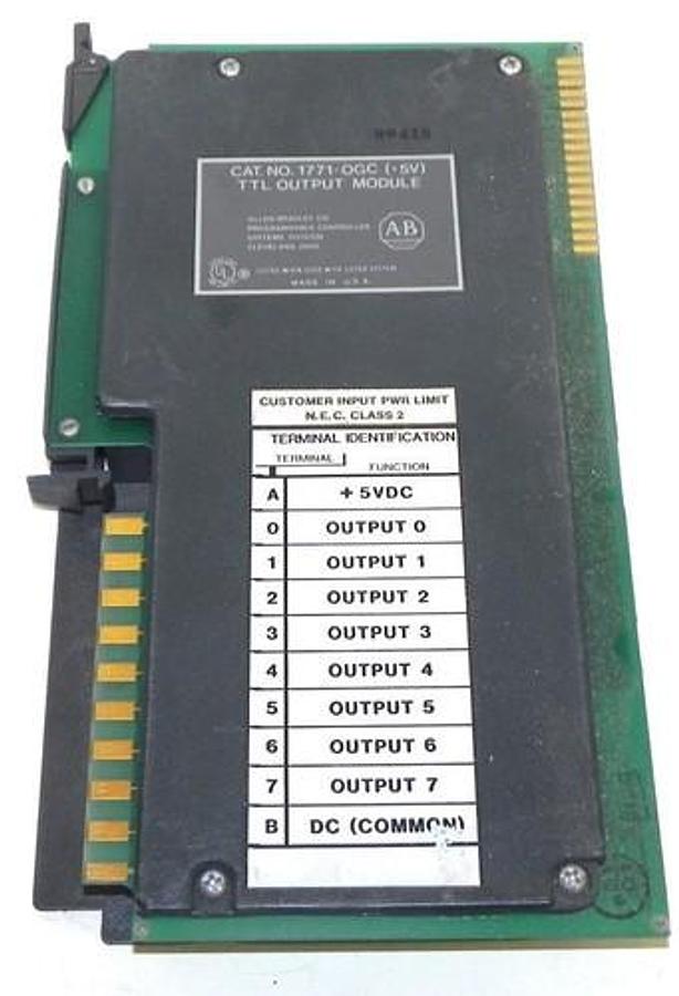 Used ALLEN BRADLEY 1771-OGC OUTPUT MODULE 1771OGC