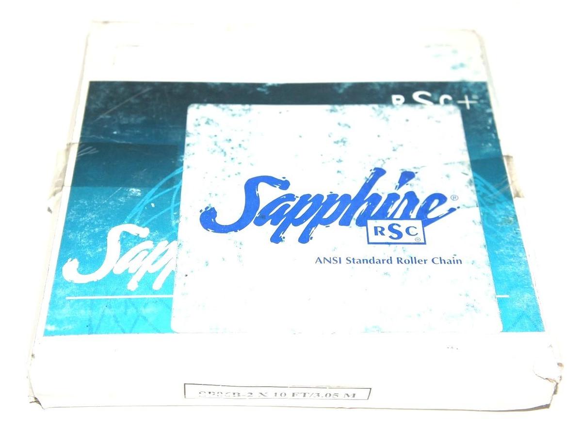 Used NEW DIAMOND CHAIN SP06B-2 SAPPHIRE RSC ANSI STANDARD ROLLER CHAIN, SP06B2