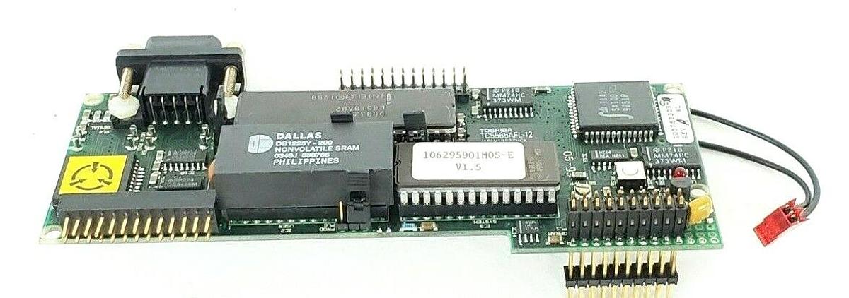 Used BOSTON FINCOR 105762309-C INTERFACE BOARD REV. A AL, 106295901M0S-A V1.5