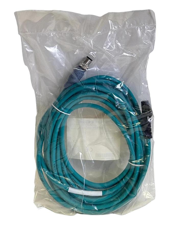 Used NEW TURCK RSSD RJ45S 441-6M / RSSDRJ45S4416M M12 EtherNet 6M CORDSET U-02774