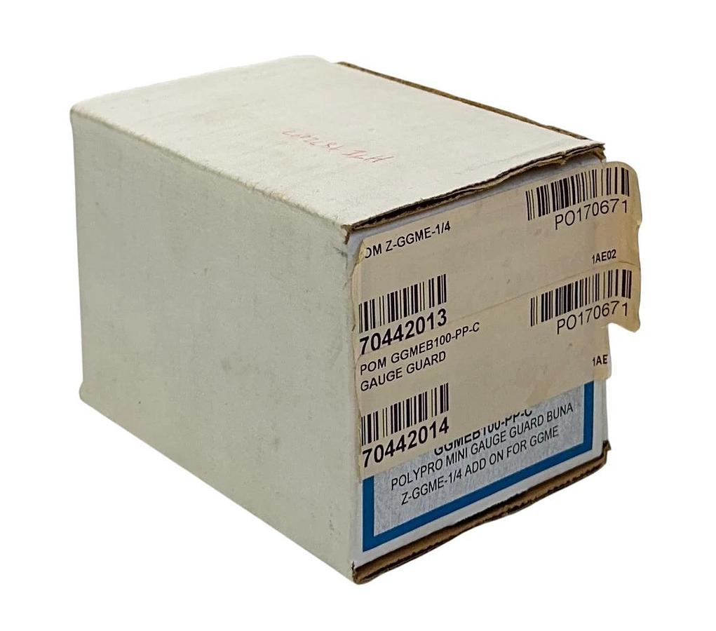 PLAST-O-MATIC GGMEB100-PP-C / GGMEB100PPC SERIES GGME GAUGE GUARD 1/4'' NSMP