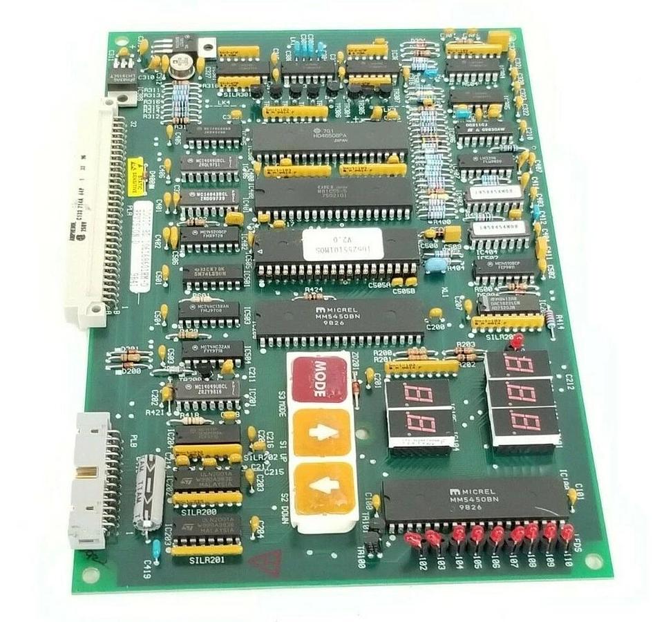 Used BOSTON FINCOR 106168601HM-D LOGIC CONTROL BOARD REV. D 106168601HM