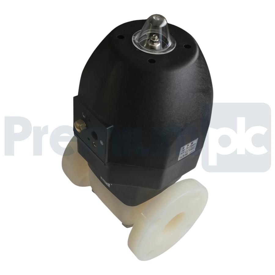 Asahi AV Type 14 Pneumatic Actuated Diaphragm Valve PTFE 2" A14NGUEFA050 NSMP